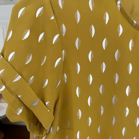 HOUSE OF HARLOW x REVOLVE yellow blouse - Picture 2 of 4